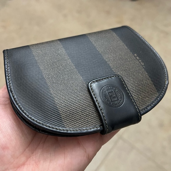Vintage Fendi | Pequin Striped Bifold Wallet - Picture 2 of 12